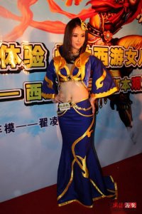 翟凌翟凌代言網游《西游記》化身女兒國王