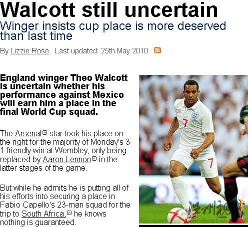 小老虎擔心落選23人名單 坦承四年前不配世界杯