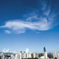 溫州天氣：溫州的天空特別藍(lán)！ 是海上東風(fēng)送干凈空
