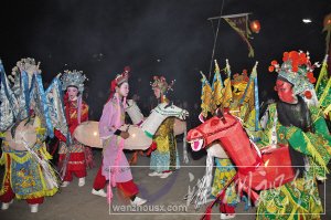 霞岙村走馬燈場景。葉圣義 攝