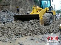 甘肅宕昌縣　暴洪泥石流災害　一人被沖走