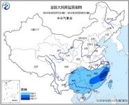 中央氣象消息 江南東南部最大降溫達12℃