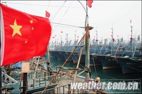 山東大風呼嘯港口封港航線停運 今明天仍大風降溫