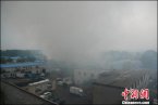 沈陽市洪區一倉庫遭雷擊起火 幸無人員傷亡