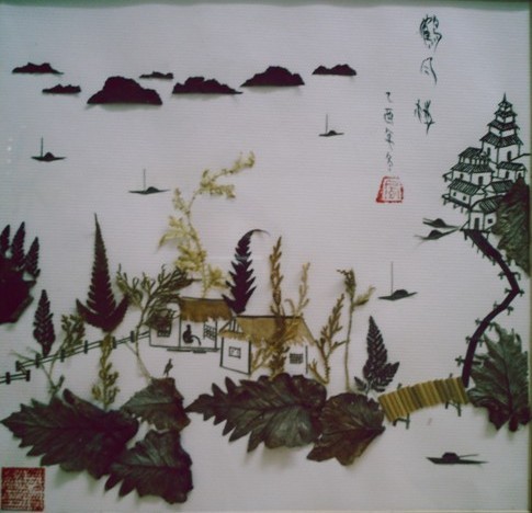 樹(shù)葉拼畫(huà)