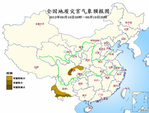 暴雨藍色預(yù)警：滇川魯遼等局部有暴雨