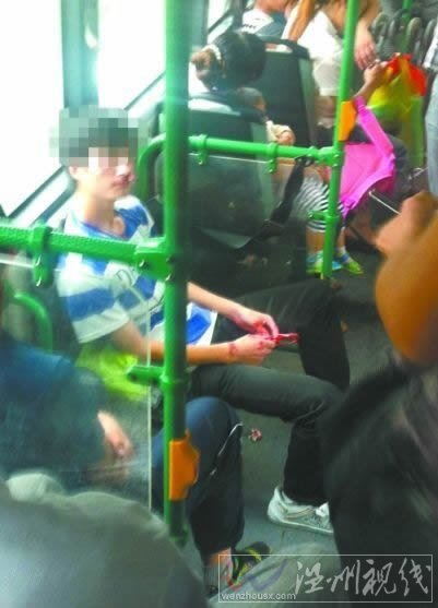 未讓座被扇耳光