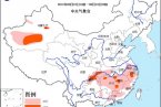 重慶江西浙江高溫37～39℃ 全國高溫區預報圖