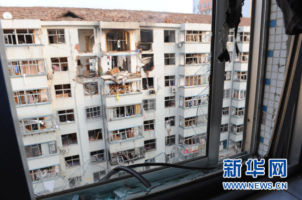 威海居民樓燃氣爆炸