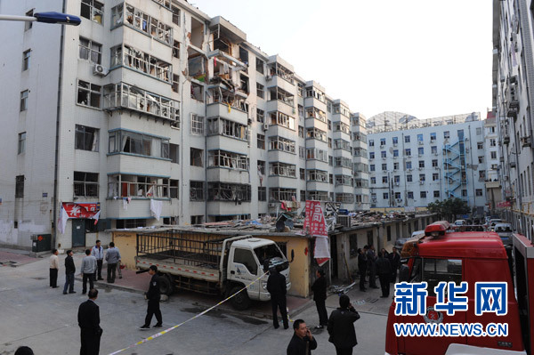 威海居民樓燃氣爆炸