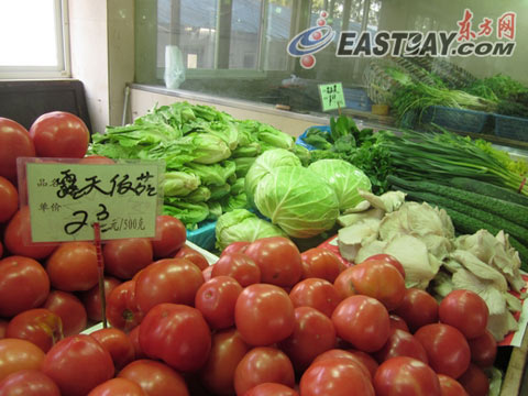 北方大范圍雨雪降溫 上海天氣沒有受影響部分蔬菜價格稍有上漲