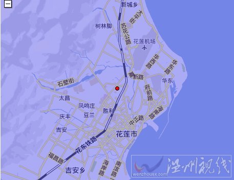 中國(guó)地震臺(tái)網(wǎng)測(cè)定花蓮縣4.8級(jí)地震