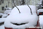 山東威海大雪圖片 2012年12月9日山東威海再次出現較