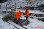 南京大雪封道 2月19日江蘇南京大雪天氣致學校開學推