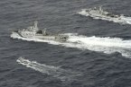 釣魚島海監船驅逐日本漁船 中國海監船在釣魚島維權