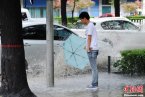 西安大雨 2013年5月28日西安下大雨多處道路積水
