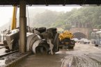 溫州機(jī)場(chǎng)路車禍 5月6日溫州機(jī)場(chǎng)路隧道口水泥攪拌車