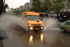 黑龍江牡丹江29日暴雨 河水暴漲道路出現積水