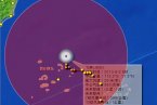 臺風飛燕最新路徑 8月2日上午8點臺風飛燕風力10級離