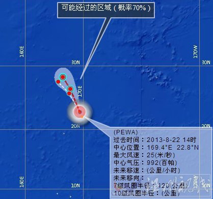 臺風(fēng)佩瓦路徑圖