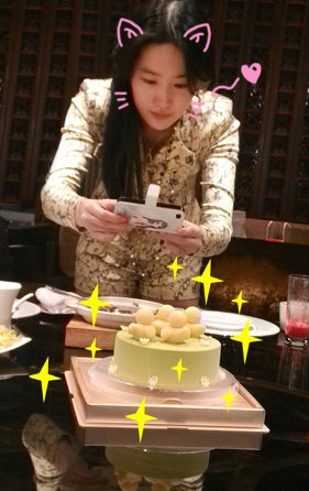 劉亦菲26歲慶生照片