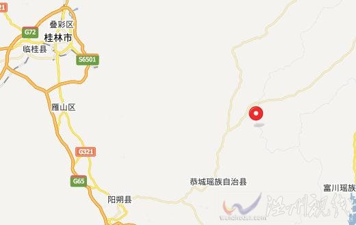 廣西恭城坍塌事故地點(diǎn)