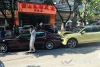 重慶卡宴撞瑪莎拉蒂車禍 女子與男子吵架后駕卡宴怒