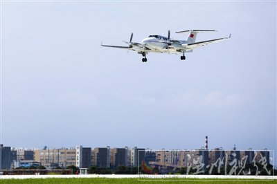 龍灣國際機(jī)場新跑道通過校驗(yàn)