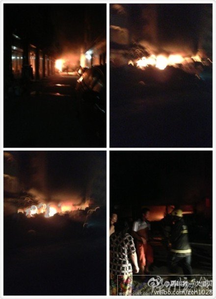 龍灣區(qū)沙城街該汽修店發(fā)生火災(zāi)