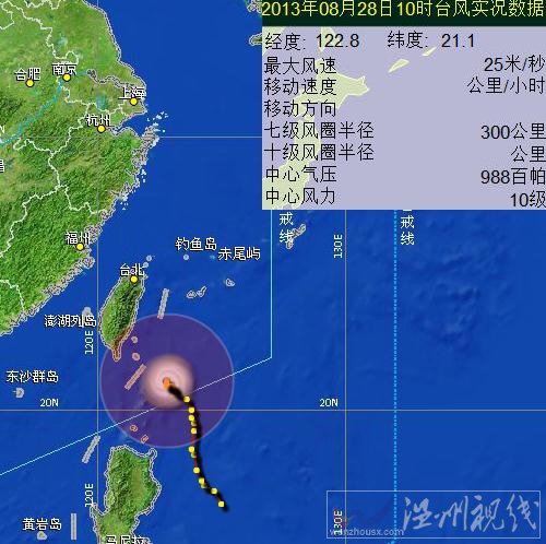 28日康妮臺風(fēng)實(shí)況數(shù)據(jù)
