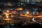 溫州夜景圖片 拍攝仰義立交橋夜景 溫州城市夜景照