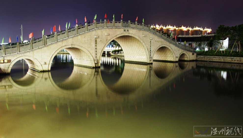 溫州夜景 溫州美女?dāng)z影師梵夏的江心嶼夜景照片和南塘夜景圖片