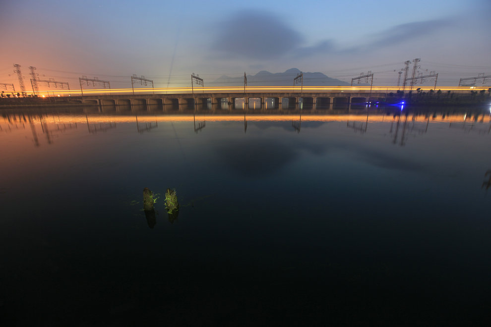 溫州動車南夜景