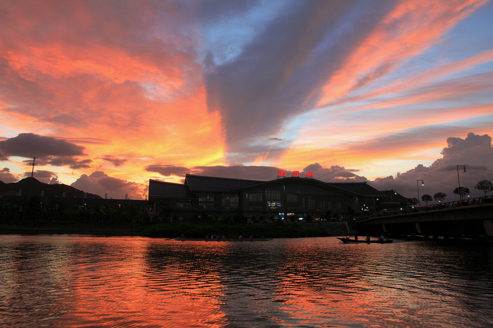 溫州動車南夜景
