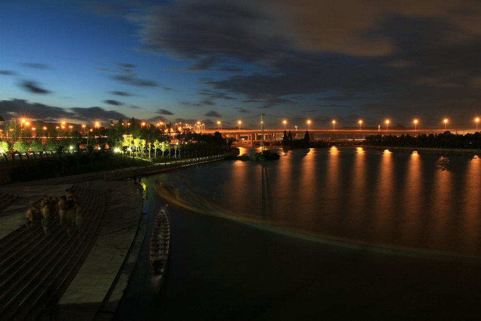 溫州動車南夜景