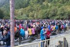 九寨溝游客爆滿 10月4日再達(dá)最大容量停售當(dāng)日門票