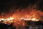 甌浦垟垃圾場大火 溫州甌浦垟一空地因焚燒垃圾發生