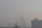 南京霧霾天氣又來了 2013年12月南京再遭霧霾困擾