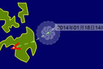臺風玲玲最新消息 2014年第1號臺風玲玲1月18日生成