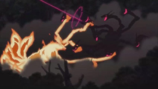 火影忍者515集 米娜喚醒了失控的鳴人趕出了九尾