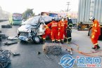 云陵車禍 福建云陵鎮下坂村牽引車與面包車發生車禍
