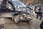 天全車禍 24日中午四川雅安二郎山附近國道發生車禍