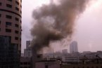 金華人民路迪爾啤酒城附近發(fā)生火災(zāi)