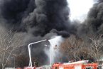 鹽城火災 2月12日鹽城城南新區一工廠發生大火