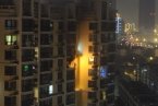 無錫陽光城市花園著火 住戶空調起火引發火災
