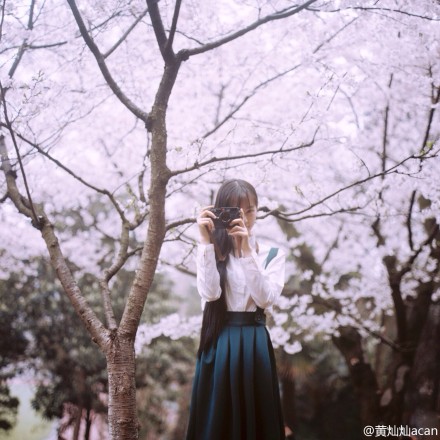 武大女神黃燦燦 武漢大學黃燦燦清純照