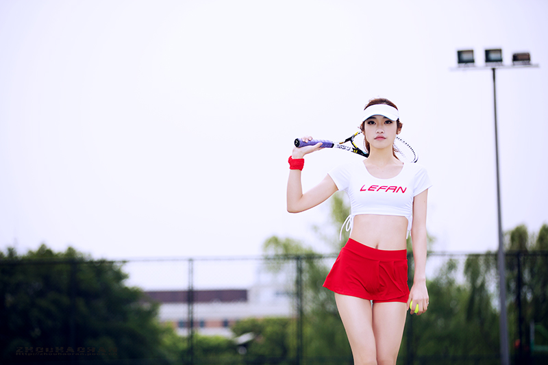 溫州美女亞妮網球寫真