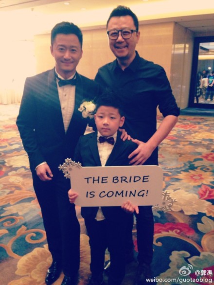 吳京謝楠婚禮上 王詩齡石頭當花童