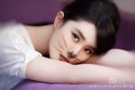 劉亦菲抱貓的照片