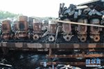 湖南高速爆燃 莆田開往四川大巴湖南高速撞上貨車爆